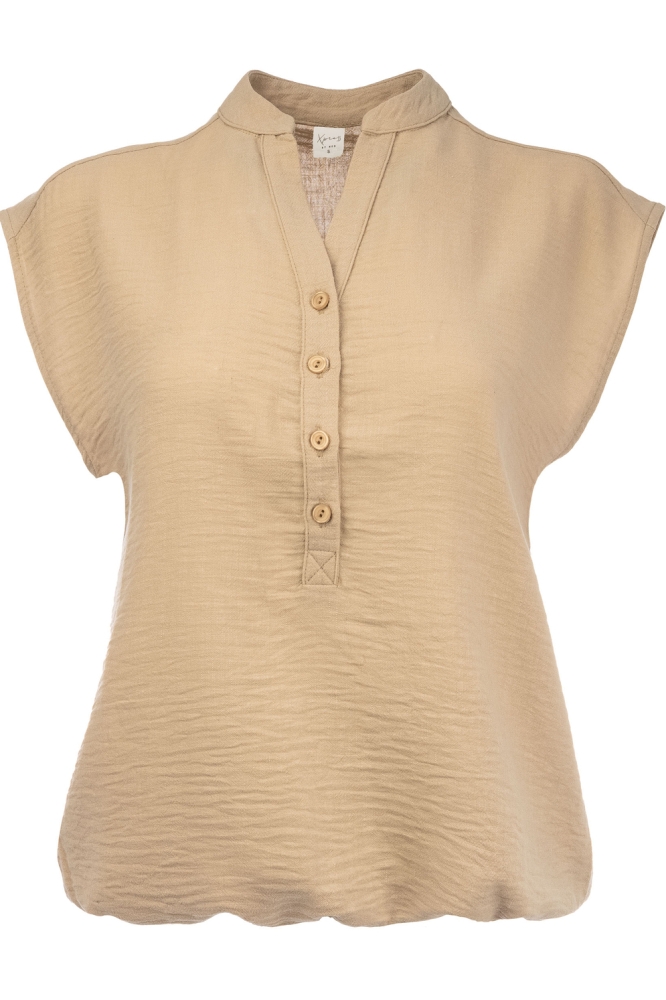 LUCIE SL WASHED CRINCLE WOVEN 25S4 U287 02 600 sand